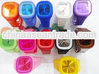 2011 new ss.com silicon jelly watch attractive