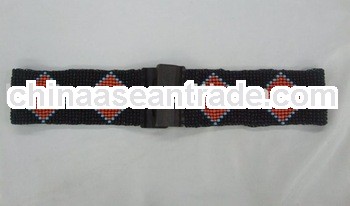 2012 fashionable lady stretch beaded belt