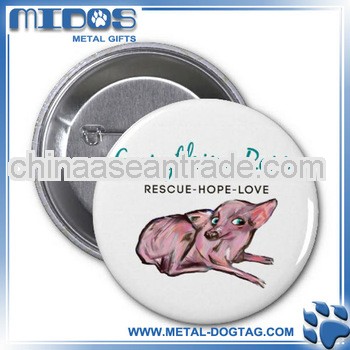 2012 hot selling tin button badge