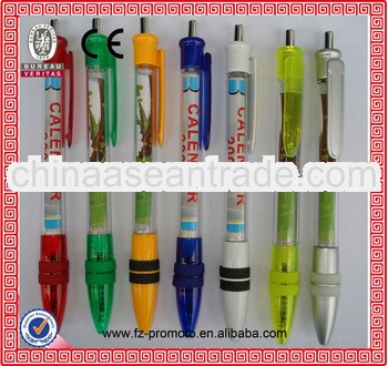 2012 newest listing plastic banner pen for promotion