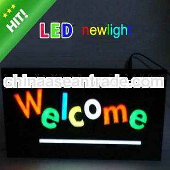 2013 Alibaba electronic products high brightness led welcome sign made in 