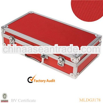 2013 Fashional Red Aluminum Tools Storage Cases For Valuables MLDGJ178