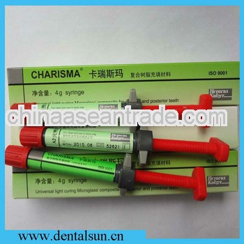 2013 Hot Sale Heraeus Charisma Dental Composite /dental composite filling material