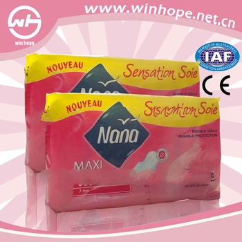 2013 Hot Sale!! With Factory Price!! Feminine Comfort Sanitary Napkin With Free Sample!!