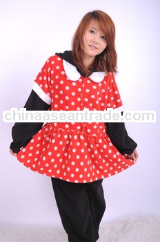 2013 Hot Sales Polar Fleece Minnie Animal fooie Fashion pajamas & Pajamas Pants