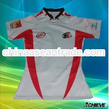 2013 Hot sale rugby shirt sport shirt custom