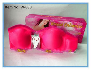 2013 Most Popular Rechhargeable Vibrating Breast Massage Care Bra With Red Color