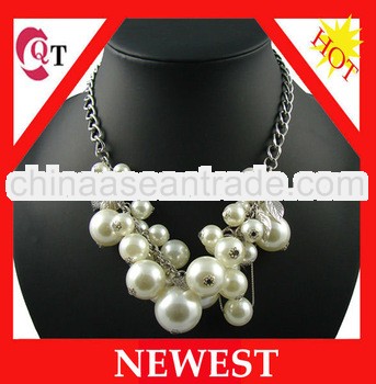 2013 Most Stylish High Quality Faux Pearl Necklace Wholesale