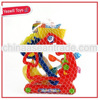 2013 Newest Fish shape colorful Hot Sand Beach Toys for kids