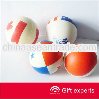 2013 PRMOTION cheap stress LOGO Printed PU Ball