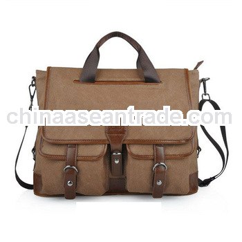 2013 Popular canvas shoulder strap bag men