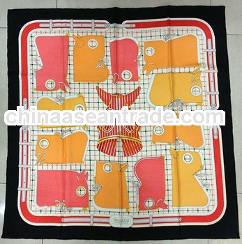 2013 Silk lovely Winter cute square girls favorite scarf