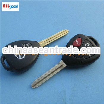 2013 car key blank for Toyota Camry 3+1 buttons remote key shell toyota corolla car key