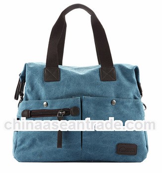 2013 fashion canvas barrel bag for buisness men