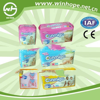 2013 good quality soft breathable baby diapers bulk OEM acceptable
