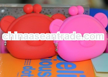 2013 heart shape silicone wallet