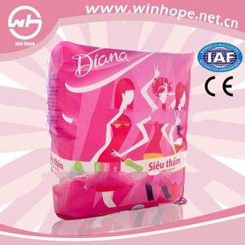 2013 high absorbency new design!!!belted sanitary napkin