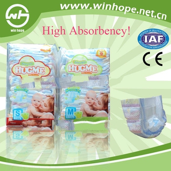 2013 high absorbency with comfotable!Soft breathable baby diapers