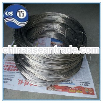 2013 hot ASTM B863 Gr1 Pure Titanium Wire Best Price for Sale
