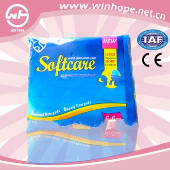 2013 hot sale!! feminine comfort bamboo charcoal sanitary napkin