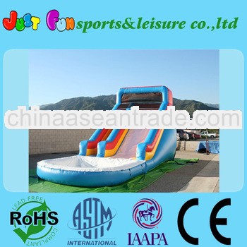 2013 hot sale inflatable wet slide for adults