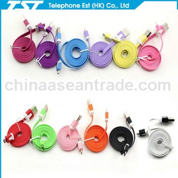 2013 hot selling colorful mhl micro usb to rca cable