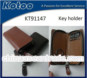 2013 hot selling key holder,genuine leather key wallet,pocket key case