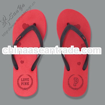 2013 hotsale warmly enviromental material women beach flip flop