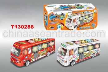 2013 kids toy, B/O buses battery operated toys 3D light