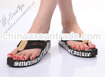 2013 ladies comfortable high heel slippers