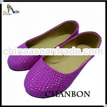 2013 lovely purple kids flower girl shoes