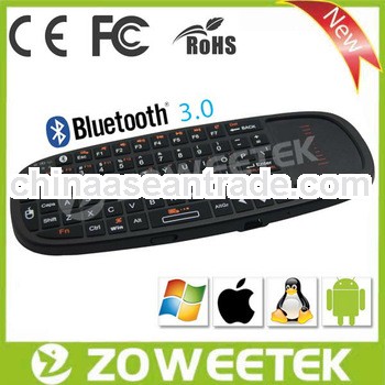 2013 mini Arabic layout bluetooth Keyboard with touchpd and laser pointer