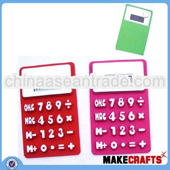 2013 most popular style sinicone calculator machine for promotion gift