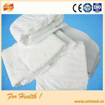 2013 new PE film waterproof adult incontinence diaper