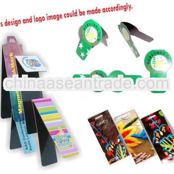 2013 new coming cute design folding magnetic bookmarks