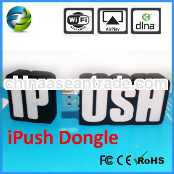 2013 new hot product ipush dongle/ipush media share/ipush wifi display Receiver