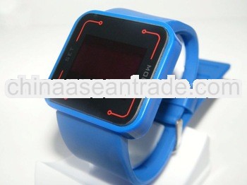 2013 new style hot sale silicone godier led watch