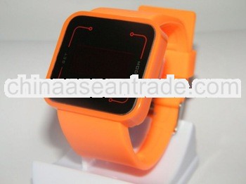 2013 new style hot sale silicone vintage led watches for sale