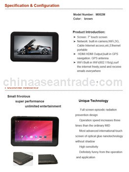 2013 new tablet pc Support 3G,Calling,Android 4.0