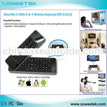 2013 newest mini wireless keyboard with air mouse