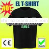 2013 newest promotional El panel tshirt ,el panel t-shirt ,el music shirt made in shenzhen