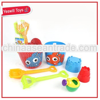 2013 plastic sand beach bucket play set toys for kids