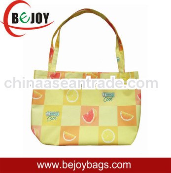 2013 polyester bag/large zipper beach shopping bag