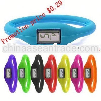 2013 promotional silicone watches cheap multifunction watch