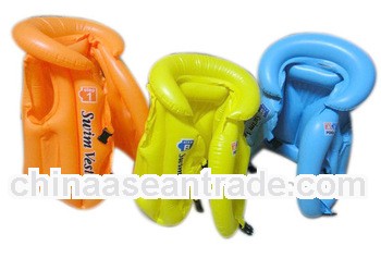 2013 pvc kids inflatable life jacket