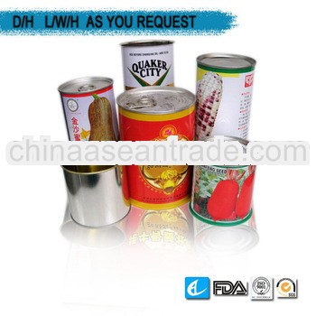 2013 tin cans for food canning wholesale