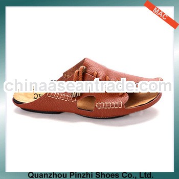 2014 Fashion Design Elegant Leather Slipper for Men