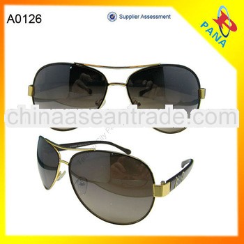 2014 Yellow Round High Quality Polarized Mirrored Aviator Sunglasses FDA CE