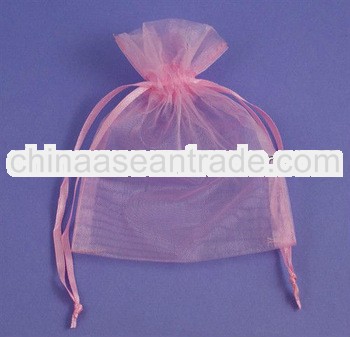 2014 drawstring organza gift bag for gifts packing