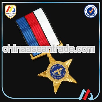 2014 hottest china military medal with ribbon